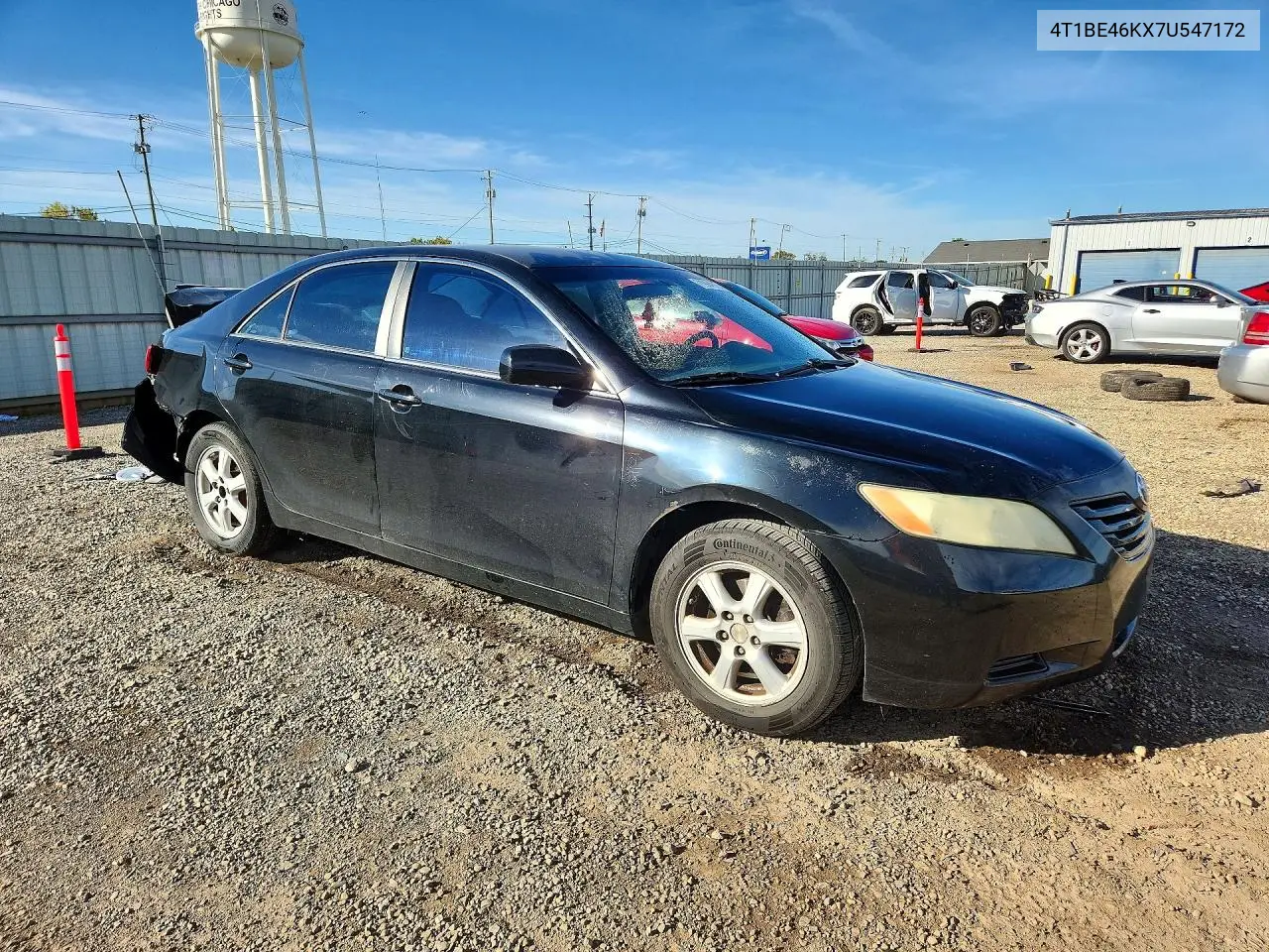 2007 TOYOTA CAMRY VIN 4T1BE46KX7U547172 — фото 4