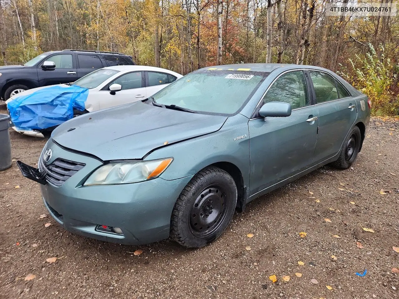 TOYOTA CAMRY 2007, VIN 4T1BB46KX7U024761