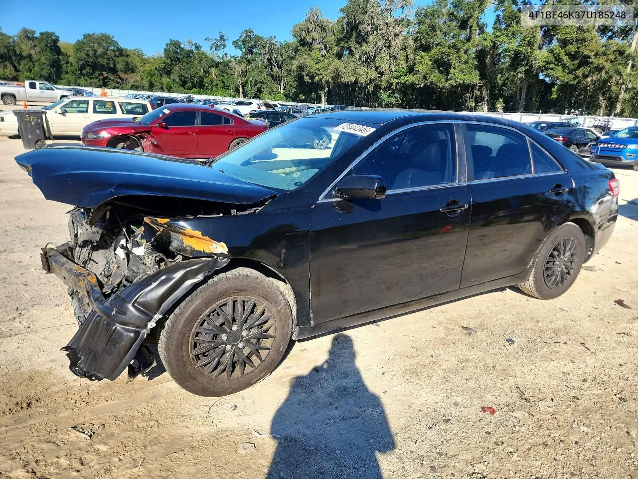 TOYOTA CAMRY 2007, VIN 4T1BE46K37U185248