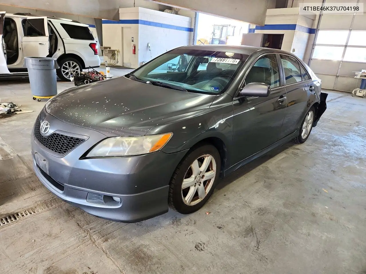 TOYOTA CAMRY 2007, VIN 4T1BE46K37U704198