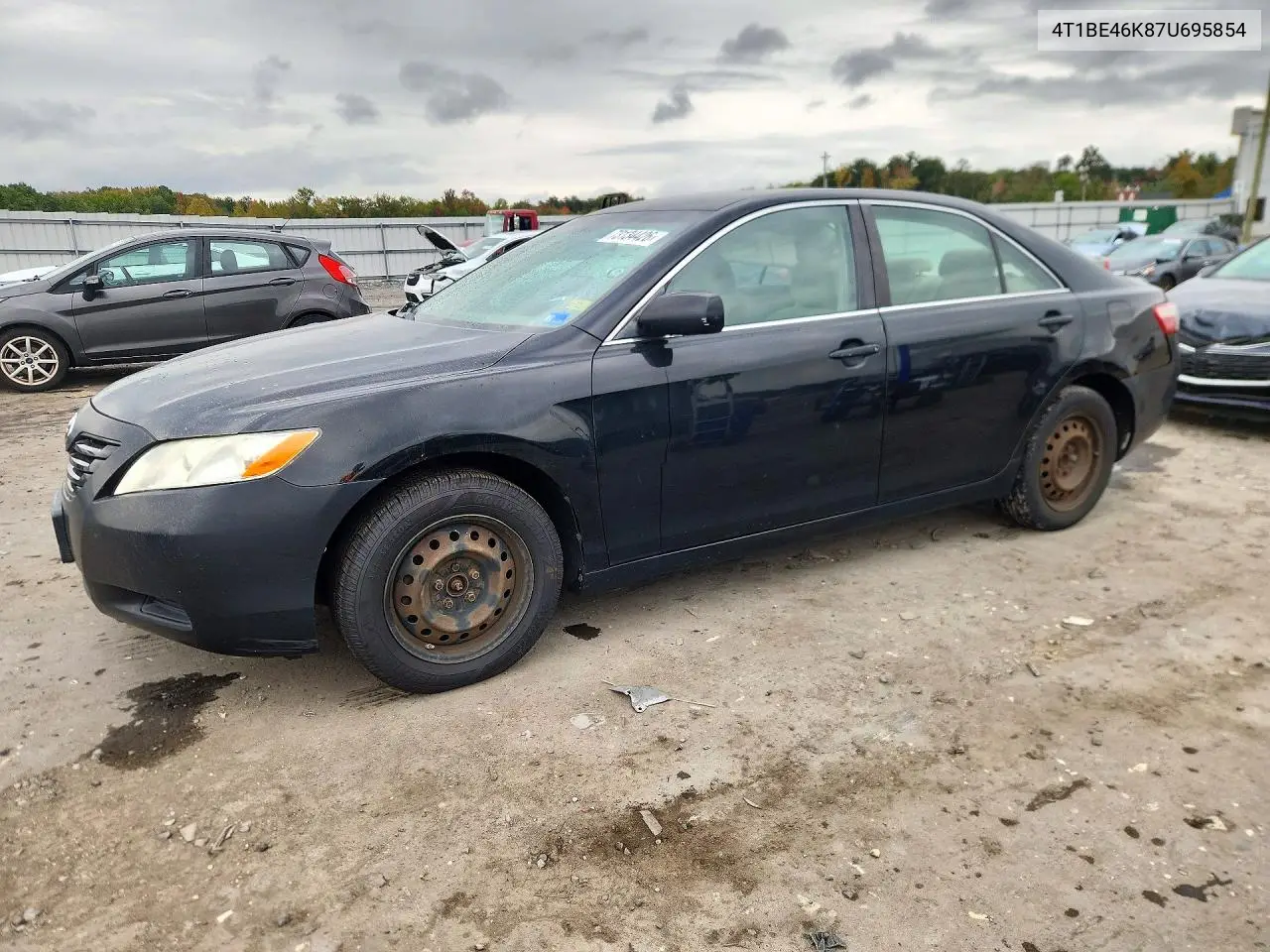 TOYOTA CAMRY 2007, VIN 4T1BE46K87U695854