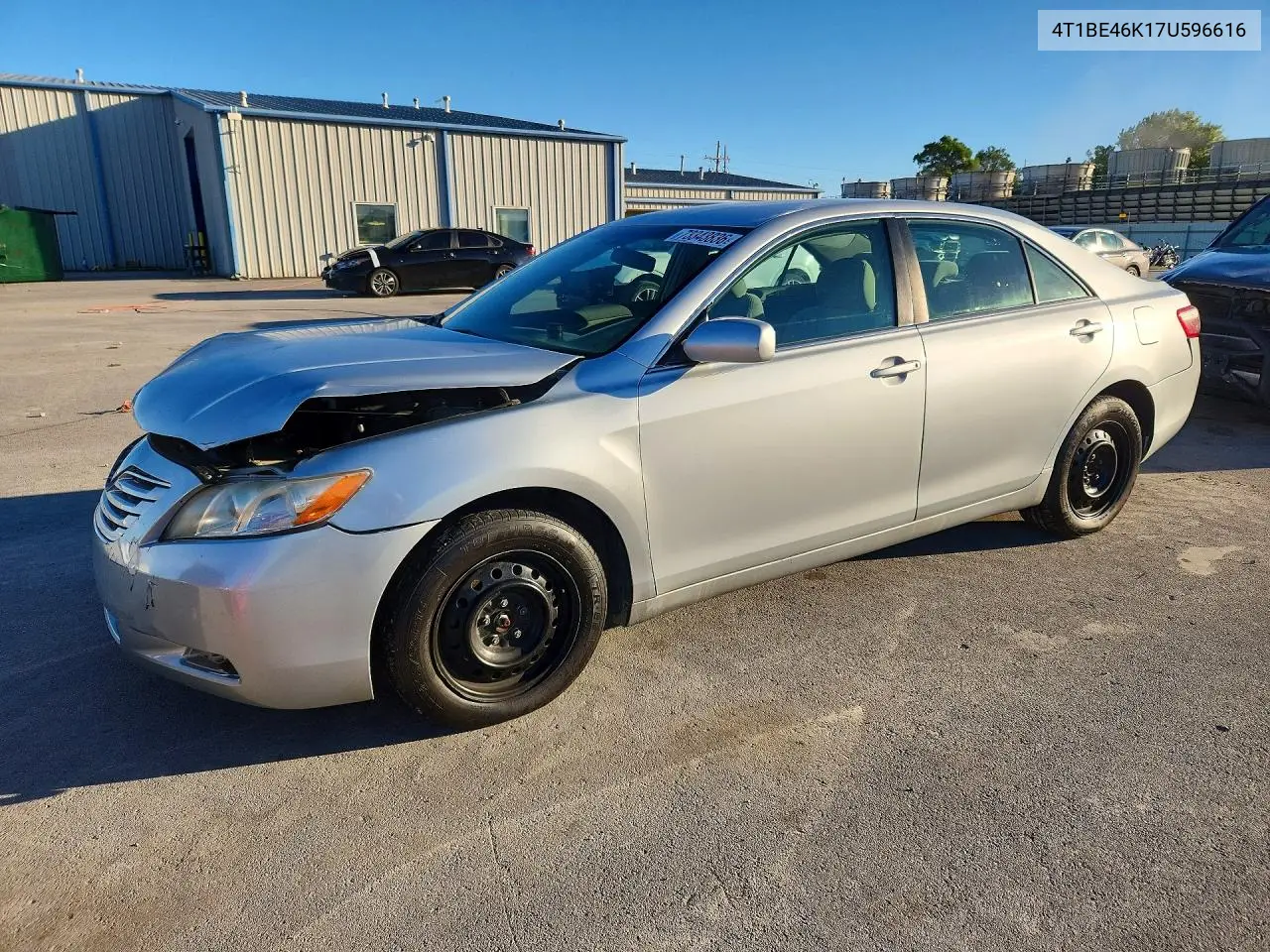 TOYOTA CAMRY 2007, VIN 4T1BE46K17U596616