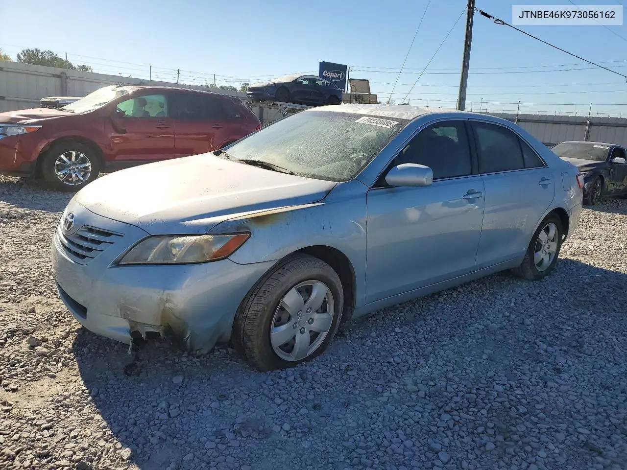TOYOTA CAMRY 2007, VIN JTNBE46K973056162