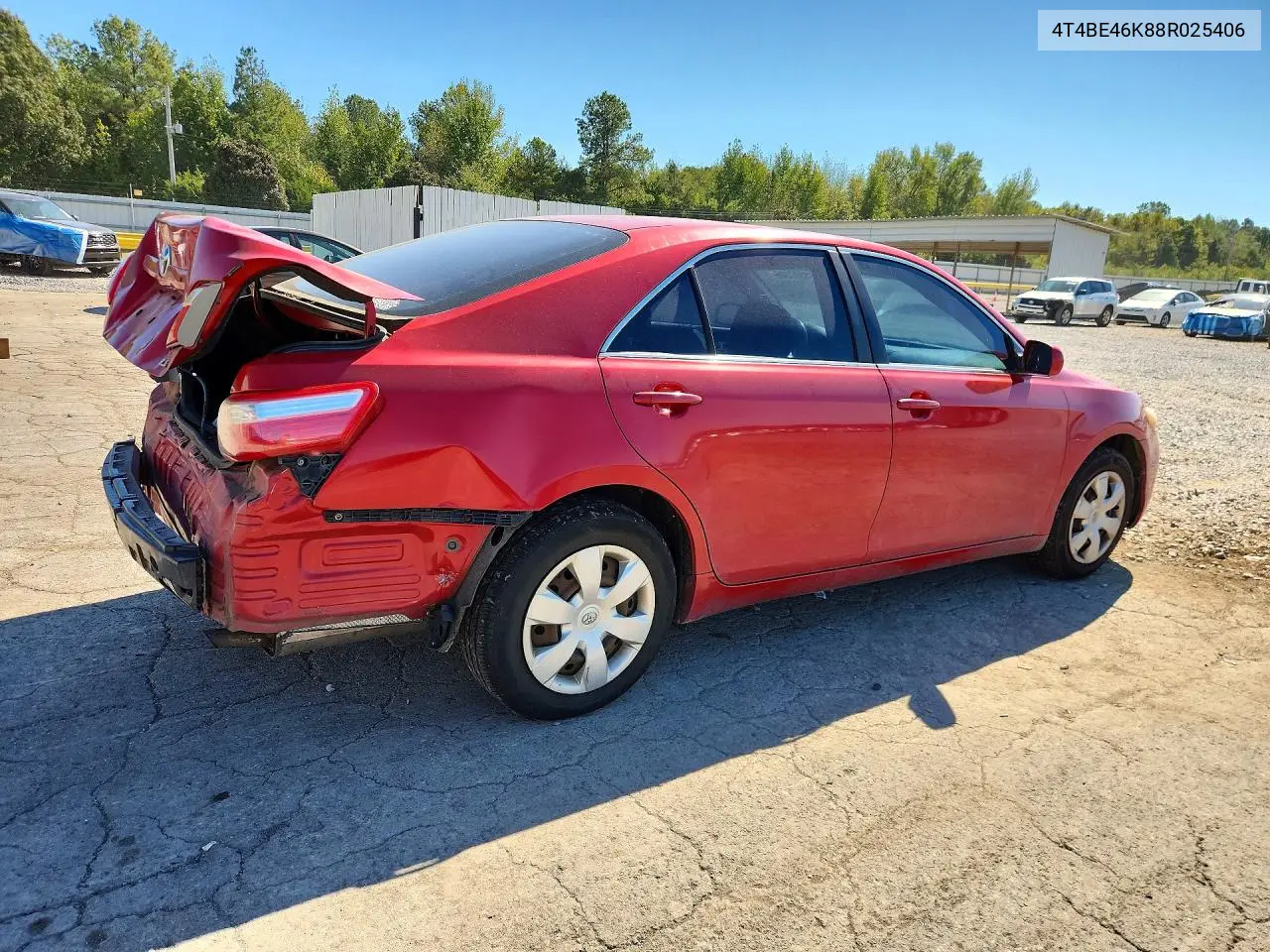 2008 TOYOTA CAMRY VIN 4T4BE46K88R025406 — фото 3