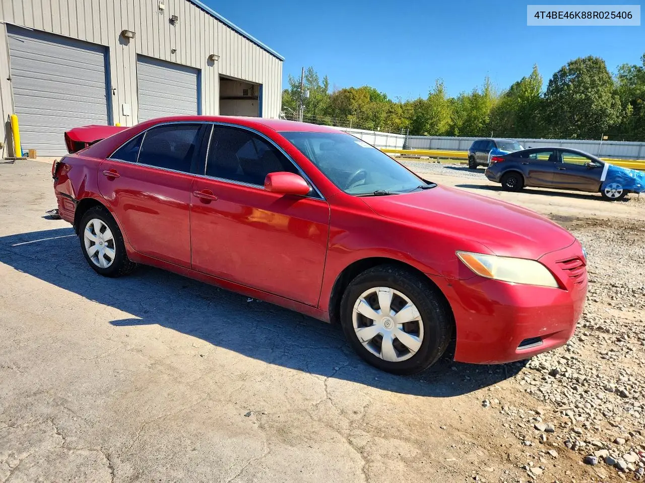 2008 TOYOTA CAMRY VIN 4T4BE46K88R025406 — фото 4
