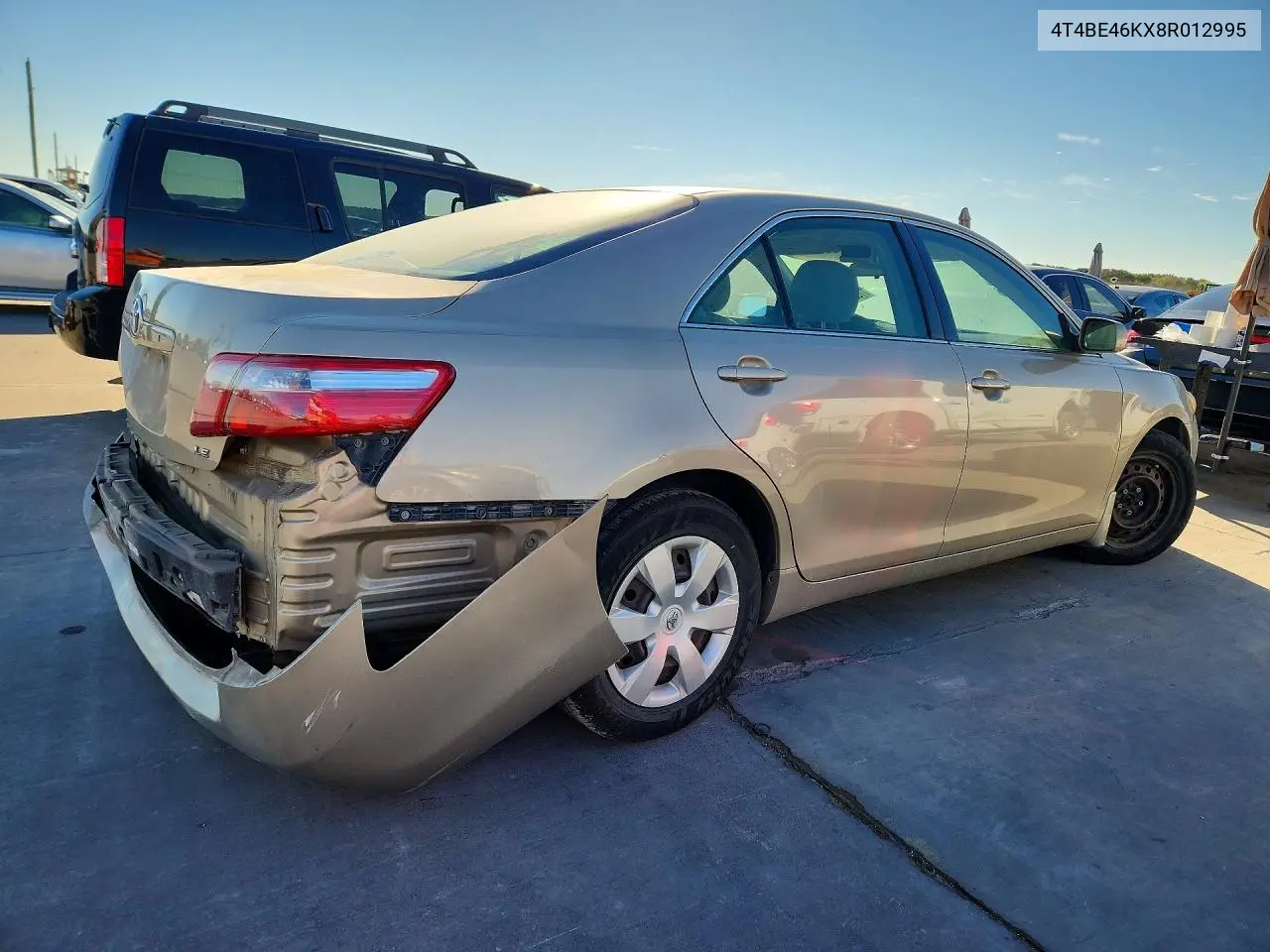 2008 TOYOTA CAMRY VIN 4T4BE46KX8R012995 — фото 3
