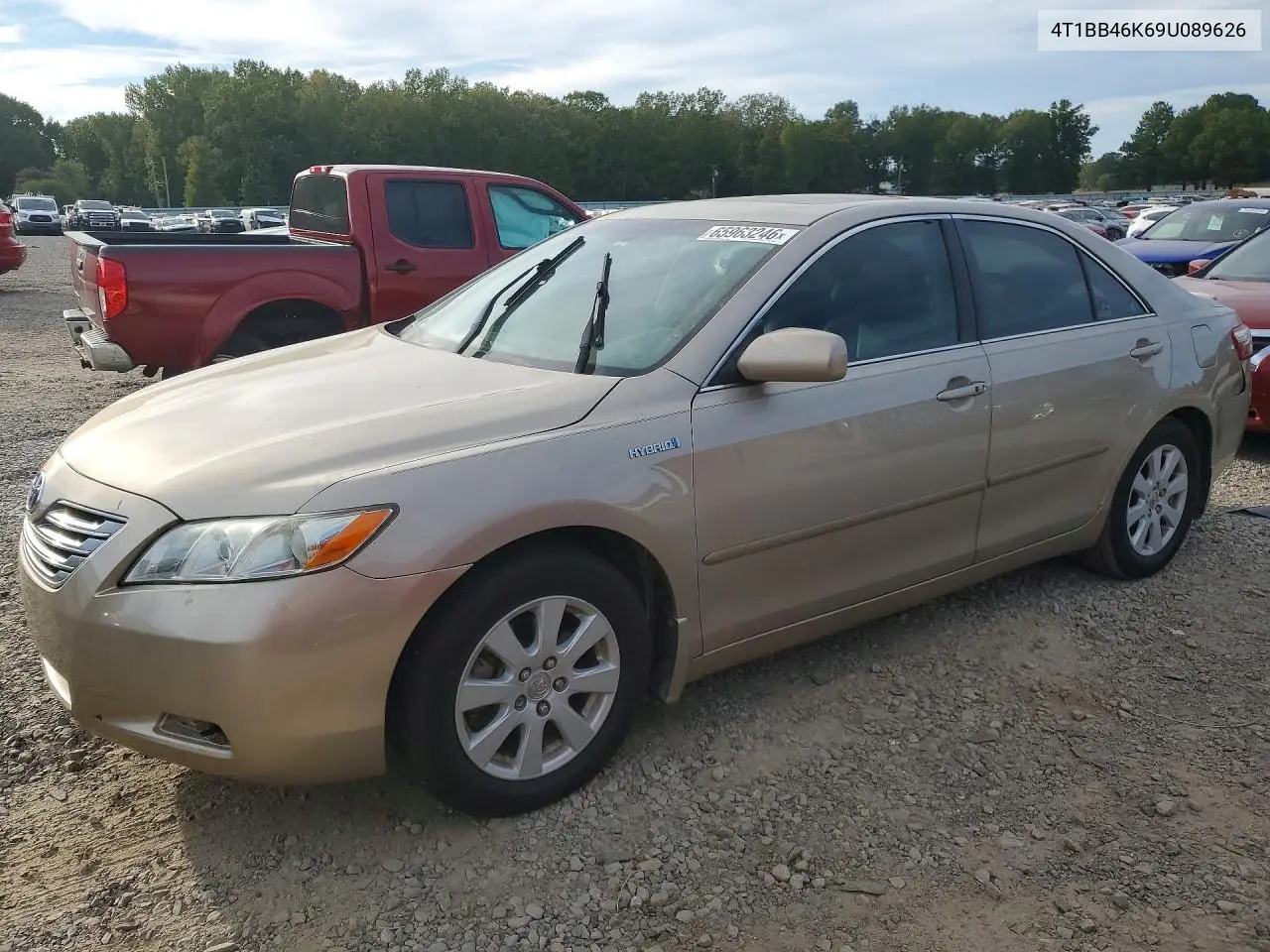 TOYOTA CAMRY 2009, VIN 4T1BB46K69U089626