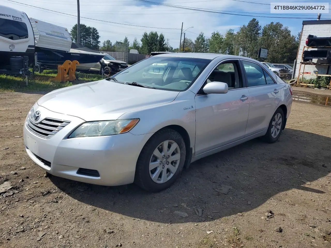 TOYOTA CAMRY 2009, VIN 4T1BB46K29U064772