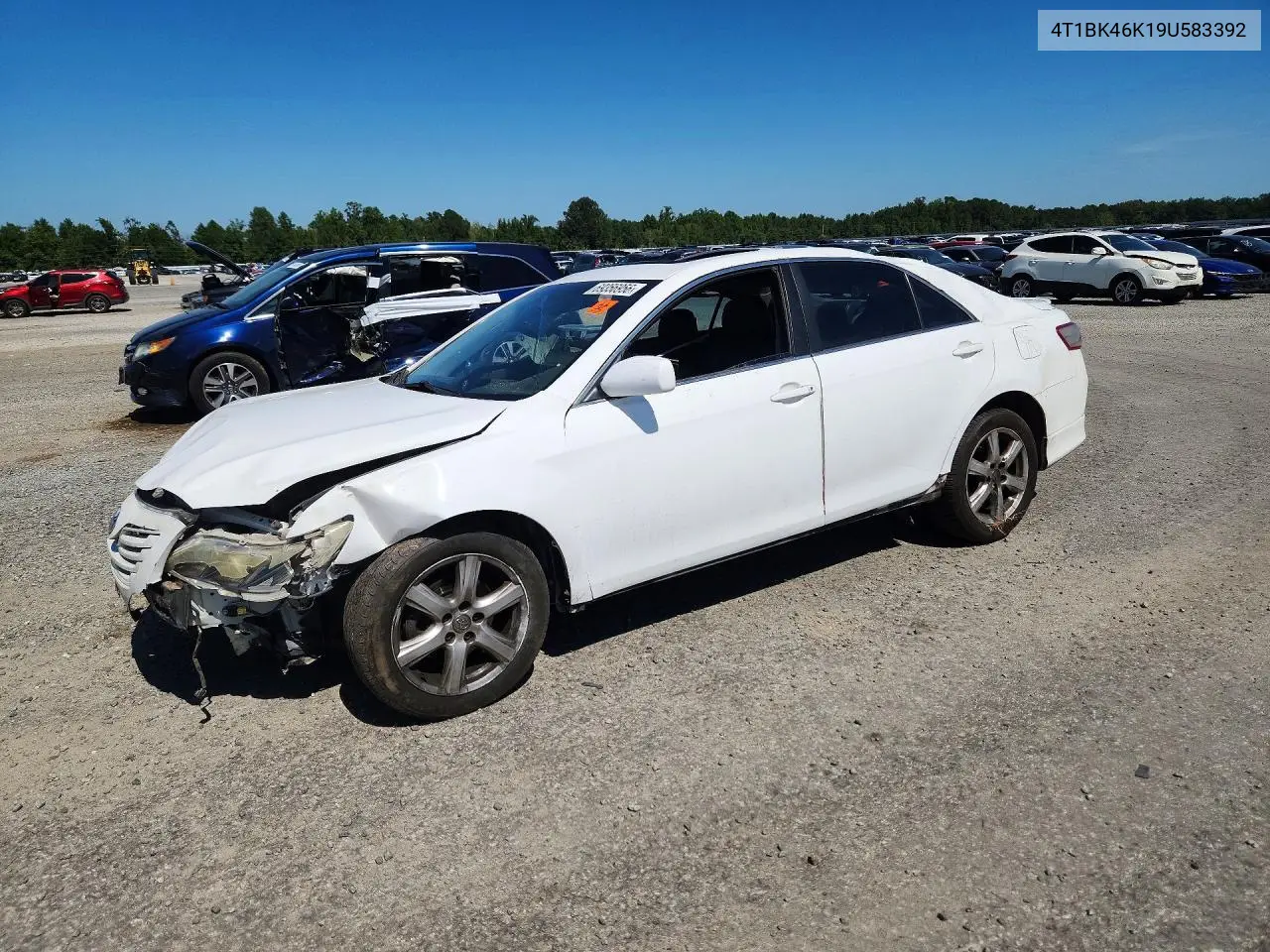 TOYOTA CAMRY 2009, VIN 4T1BK46K19U583392