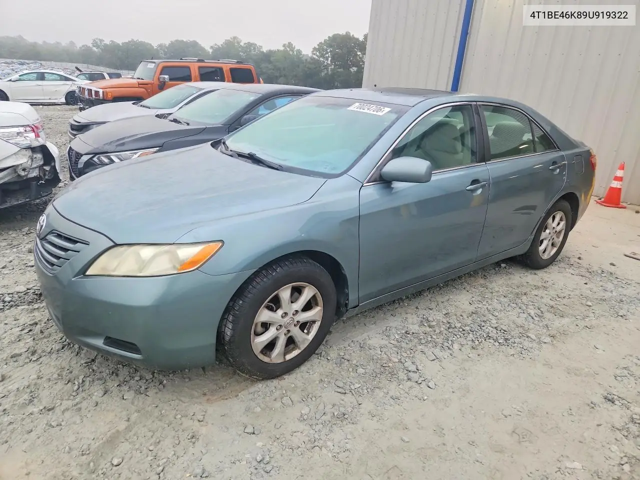 TOYOTA CAMRY 2009, VIN 4T1BE46K89U919322