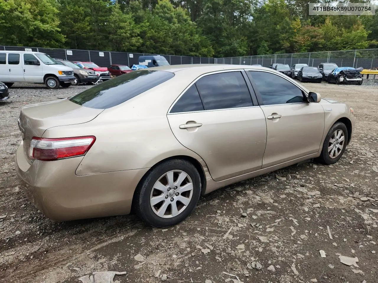 2009 TOYOTA CAMRY VIN 4T1BB46K89U070754 — фото 3