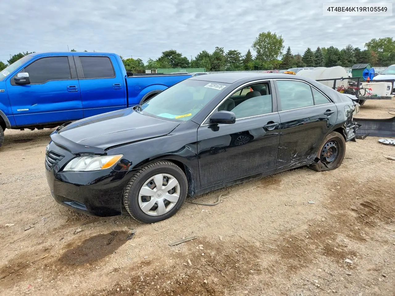 TOYOTA CAMRY 2009, VIN 4T4BE46K19R105549