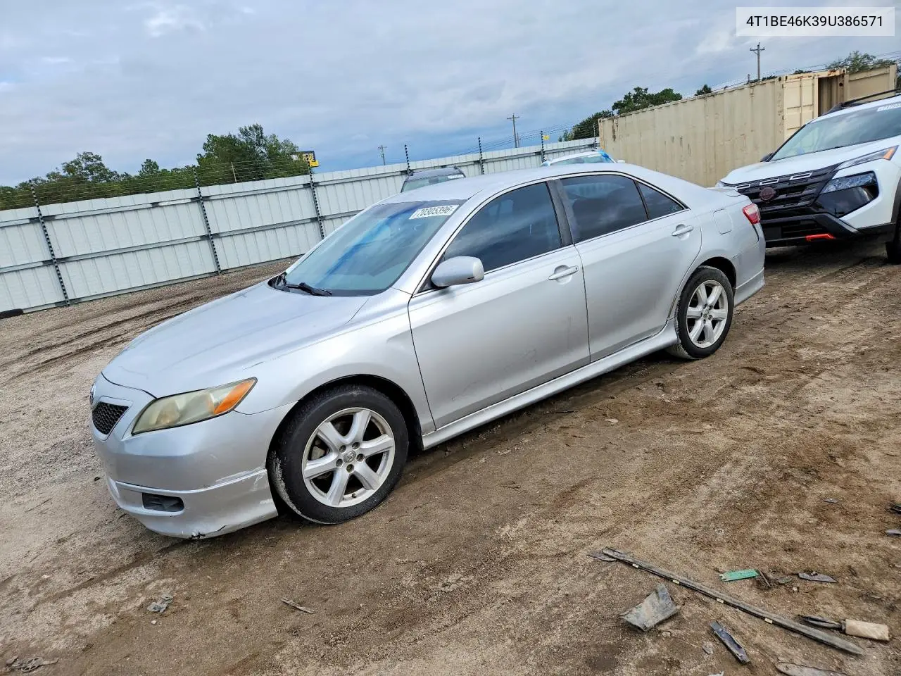 TOYOTA CAMRY 2009, VIN 4T1BE46K39U386571