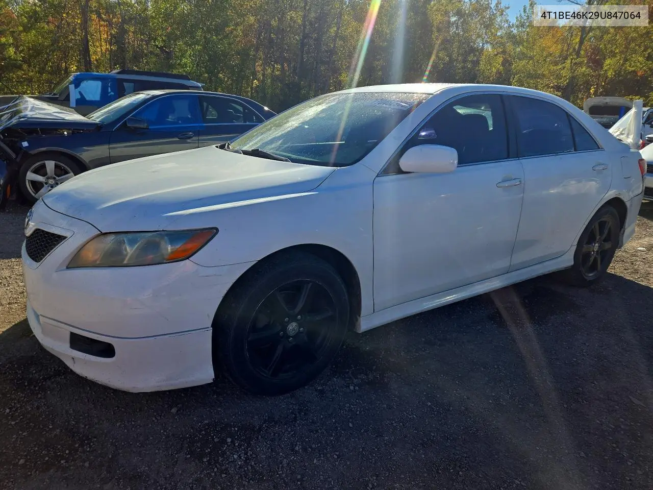TOYOTA CAMRY 2009, VIN 4T1BE46K29U847064