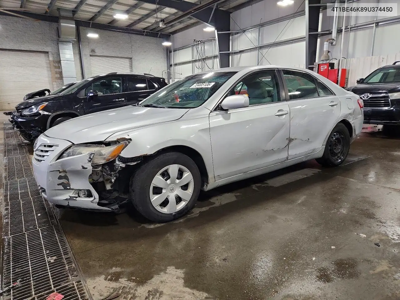 TOYOTA CAMRY 2009, VIN 4T1BE46K89U374450