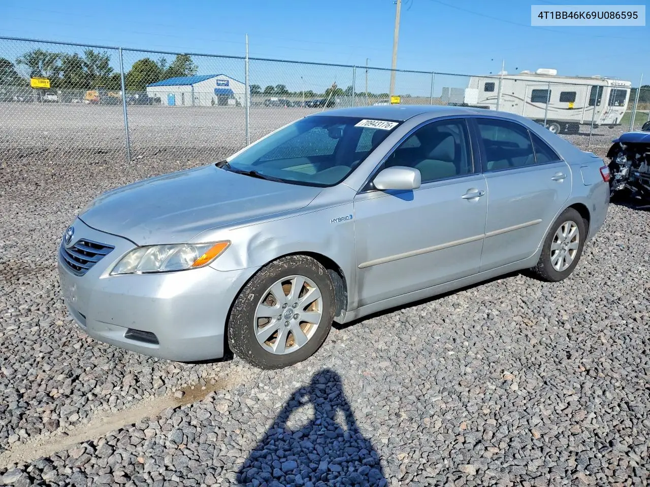 TOYOTA CAMRY 2009, VIN 4T1BB46K69U086595