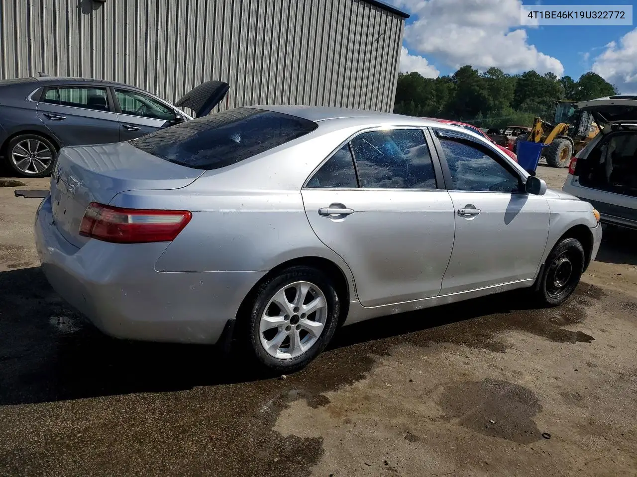 TOYOTA CAMRY 2009, VIN 4T1BE46K19U322772