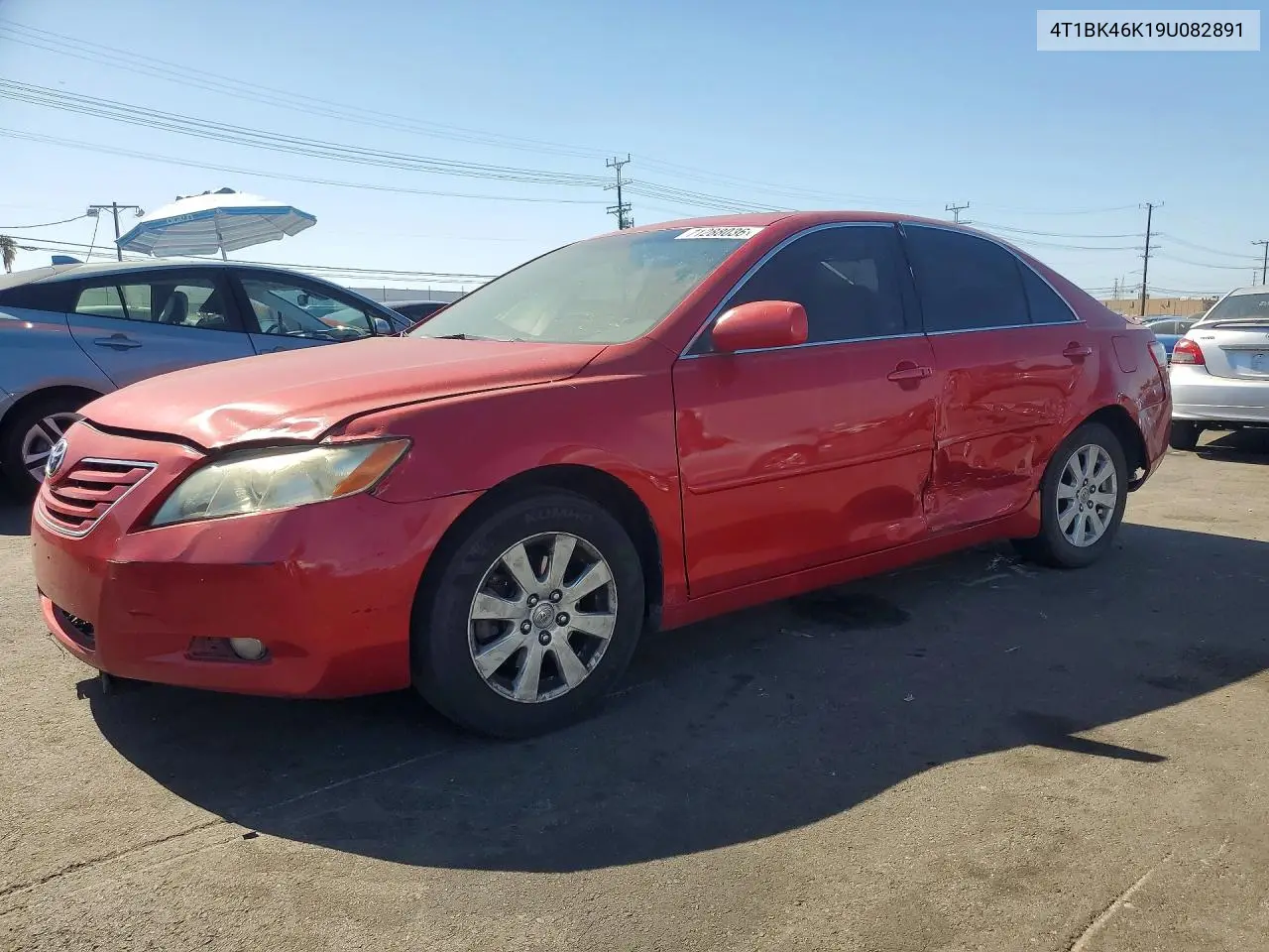 TOYOTA CAMRY 2009, VIN 4T1BK46K19U082891