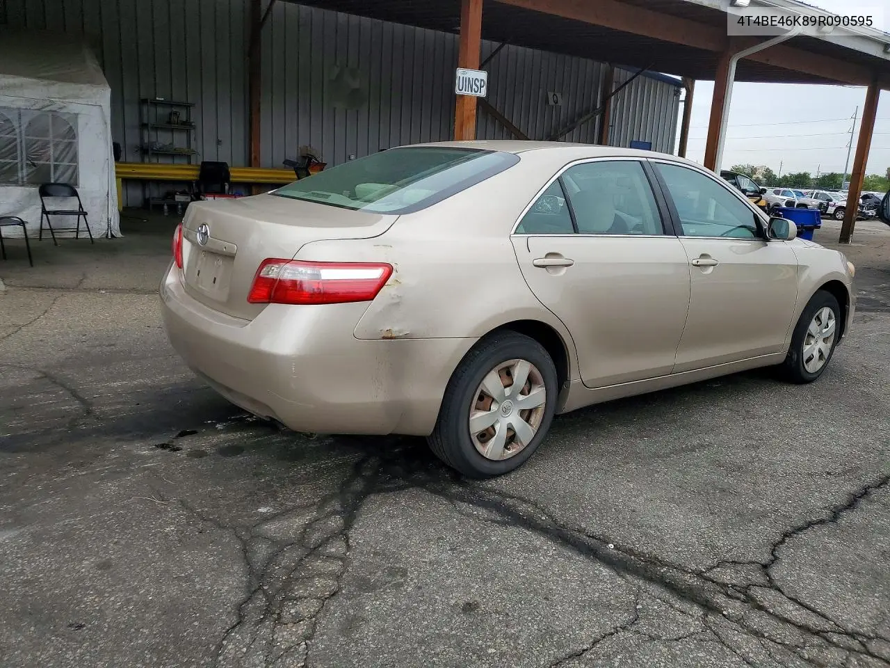 2009 TOYOTA CAMRY VIN 4T4BE46K89R090595 — фото 3