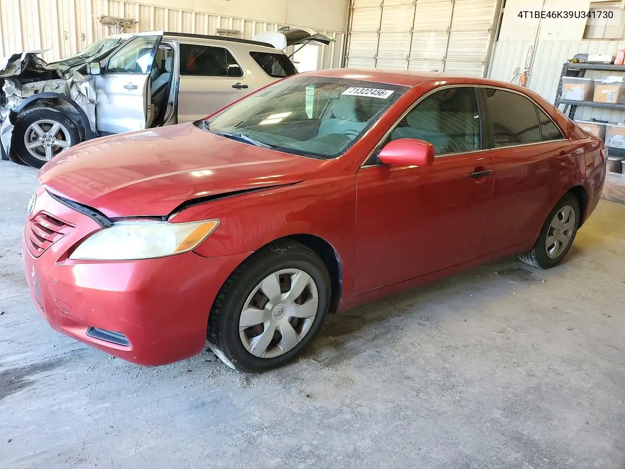 TOYOTA CAMRY 2009, VIN 4T1BE46K39U341730
