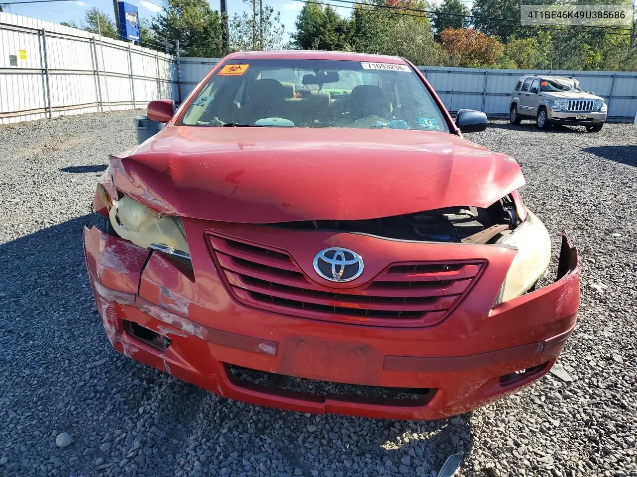 2009 TOYOTA CAMRY VIN 4T1BE46K49U385686 — фото 5