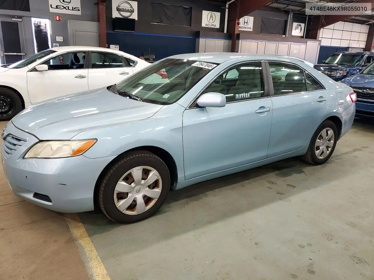 TOYOTA CAMRY 2009, VIN 4T4BE46KX9R055010