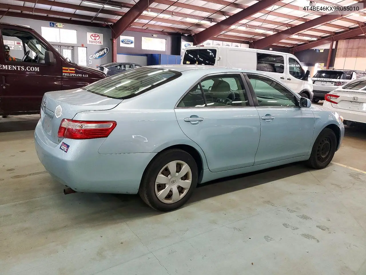 2009 TOYOTA CAMRY VIN 4T4BE46KX9R055010 — фото 3