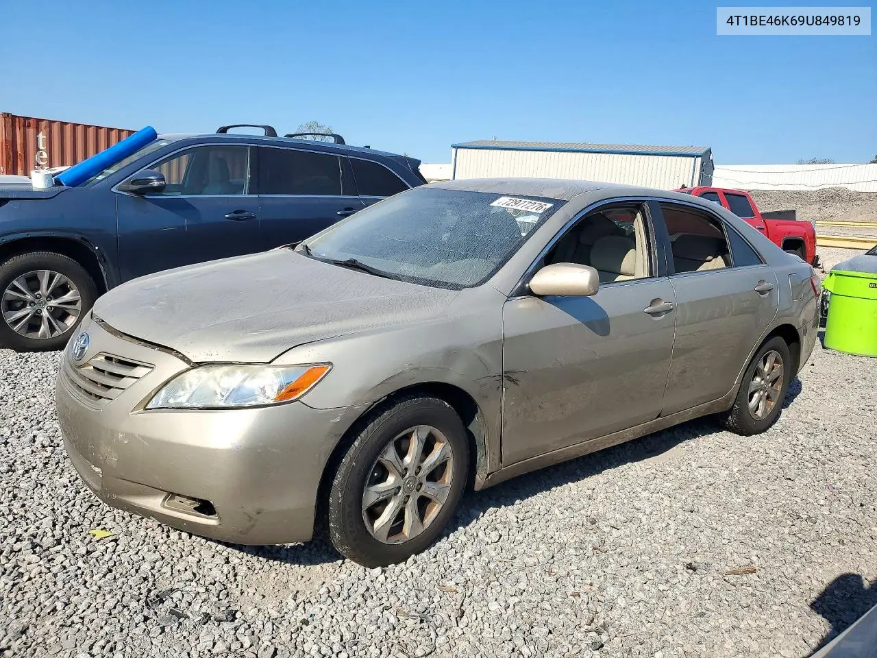 TOYOTA CAMRY 2009, VIN 4T1BE46K69U849819