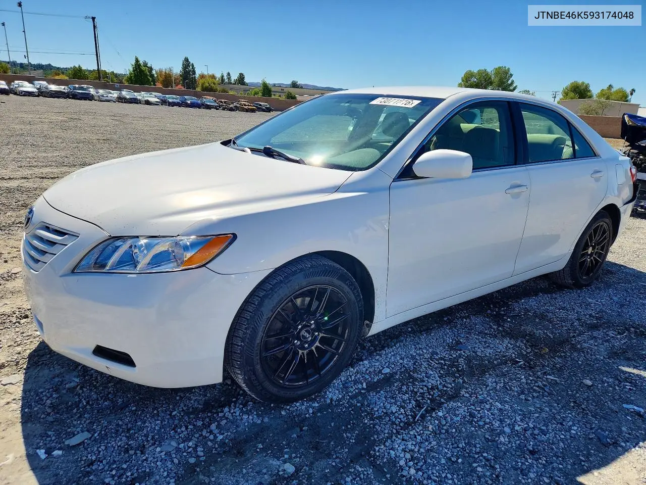 TOYOTA CAMRY 2009, VIN JTNBE46K593174048