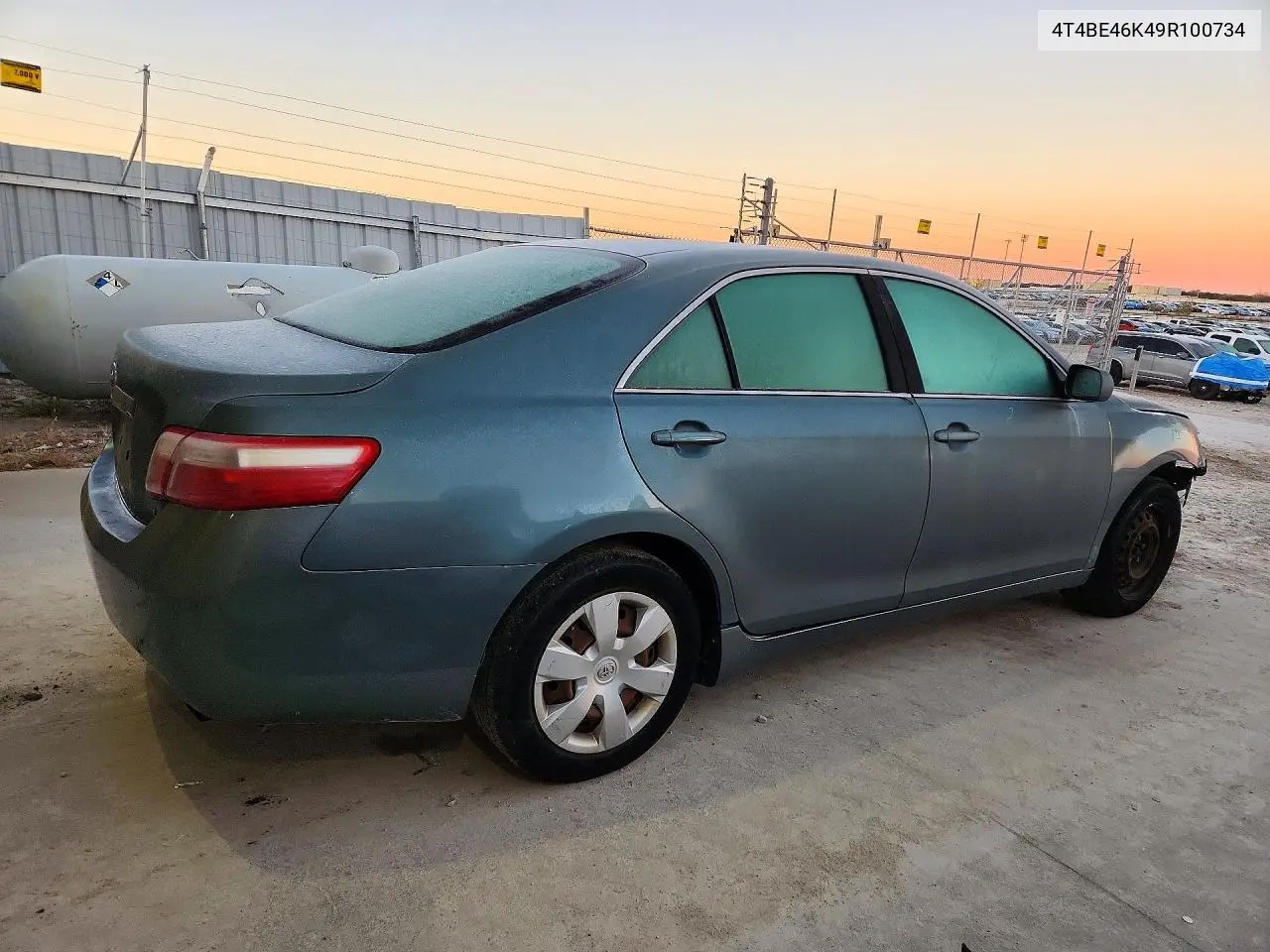 2009 TOYOTA CAMRY VIN 4T4BE46K49R100734 — фото 3