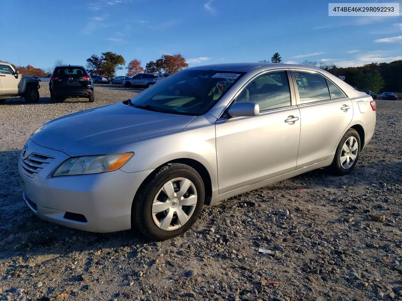 TOYOTA CAMRY 2009, VIN 4T4BE46K29R092293