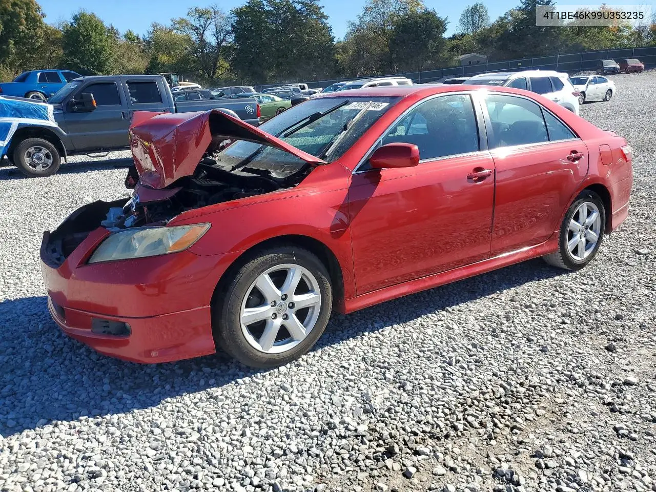 TOYOTA CAMRY 2009, VIN 4T1BE46K99U353235