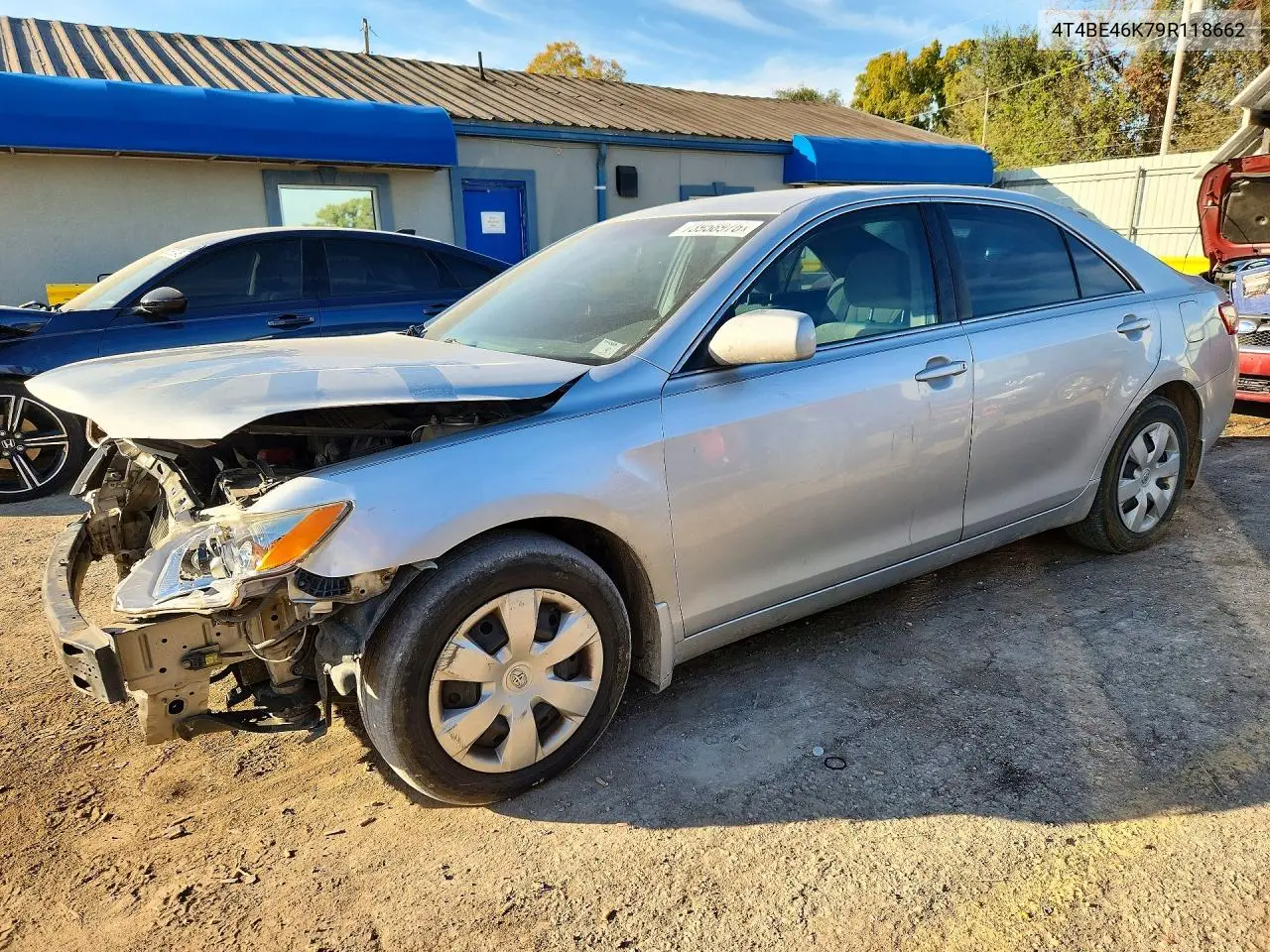 TOYOTA CAMRY 2009, VIN 4T4BE46K79R118662