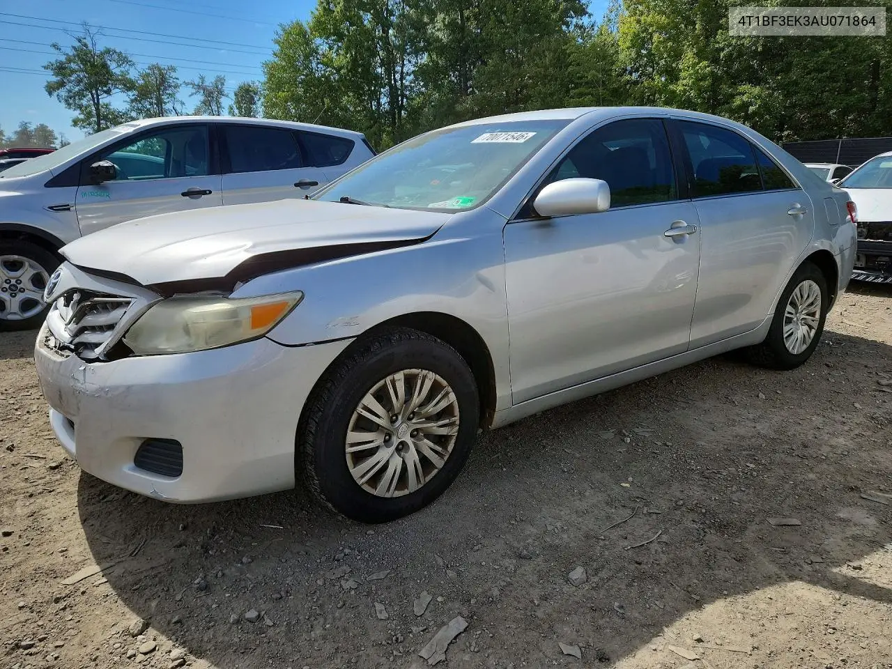 TOYOTA CAMRY 2010, VIN 4T1BF3EK3AU071864
