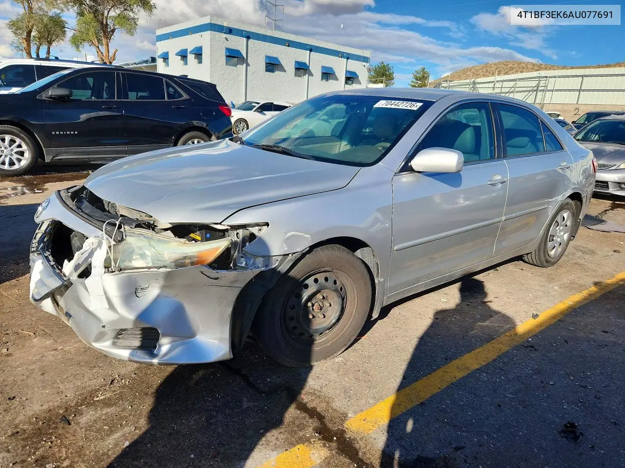 TOYOTA CAMRY 2010, VIN 4T1BF3EK6AU077691