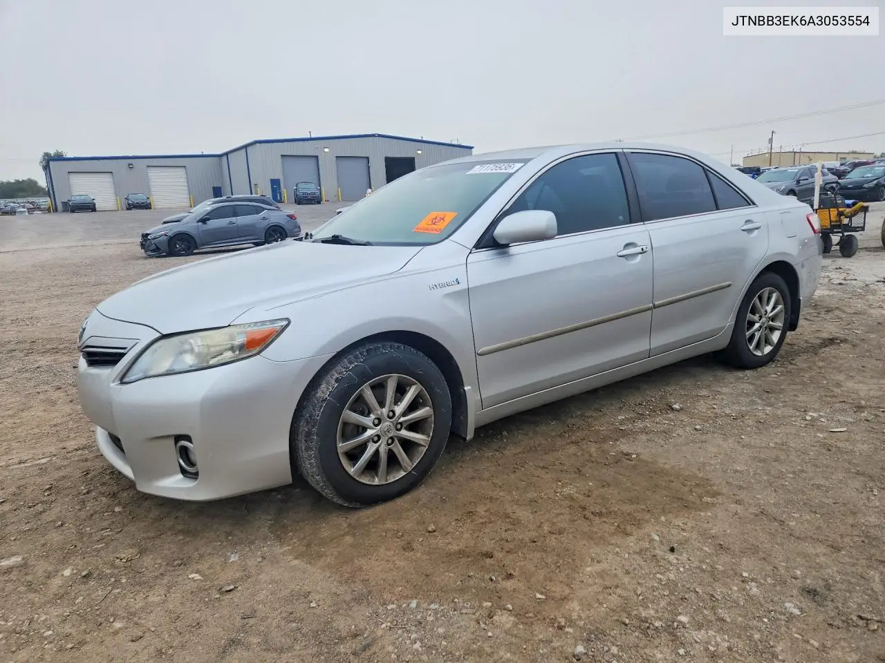 TOYOTA CAMRY 2010, VIN JTNBB3EK6A3053554