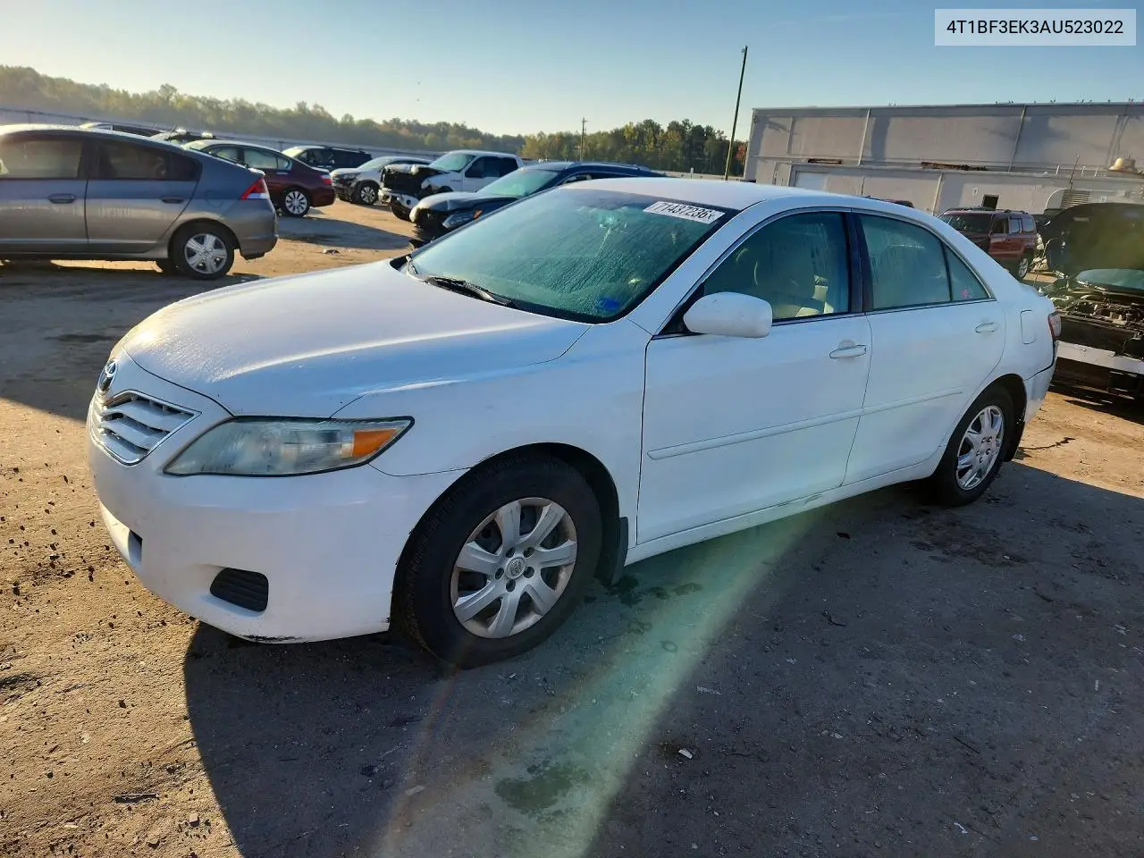 TOYOTA CAMRY 2010, VIN 4T1BF3EK3AU523022