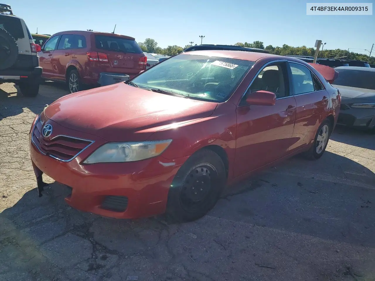 TOYOTA CAMRY 2010, VIN 4T4BF3EK4AR009315