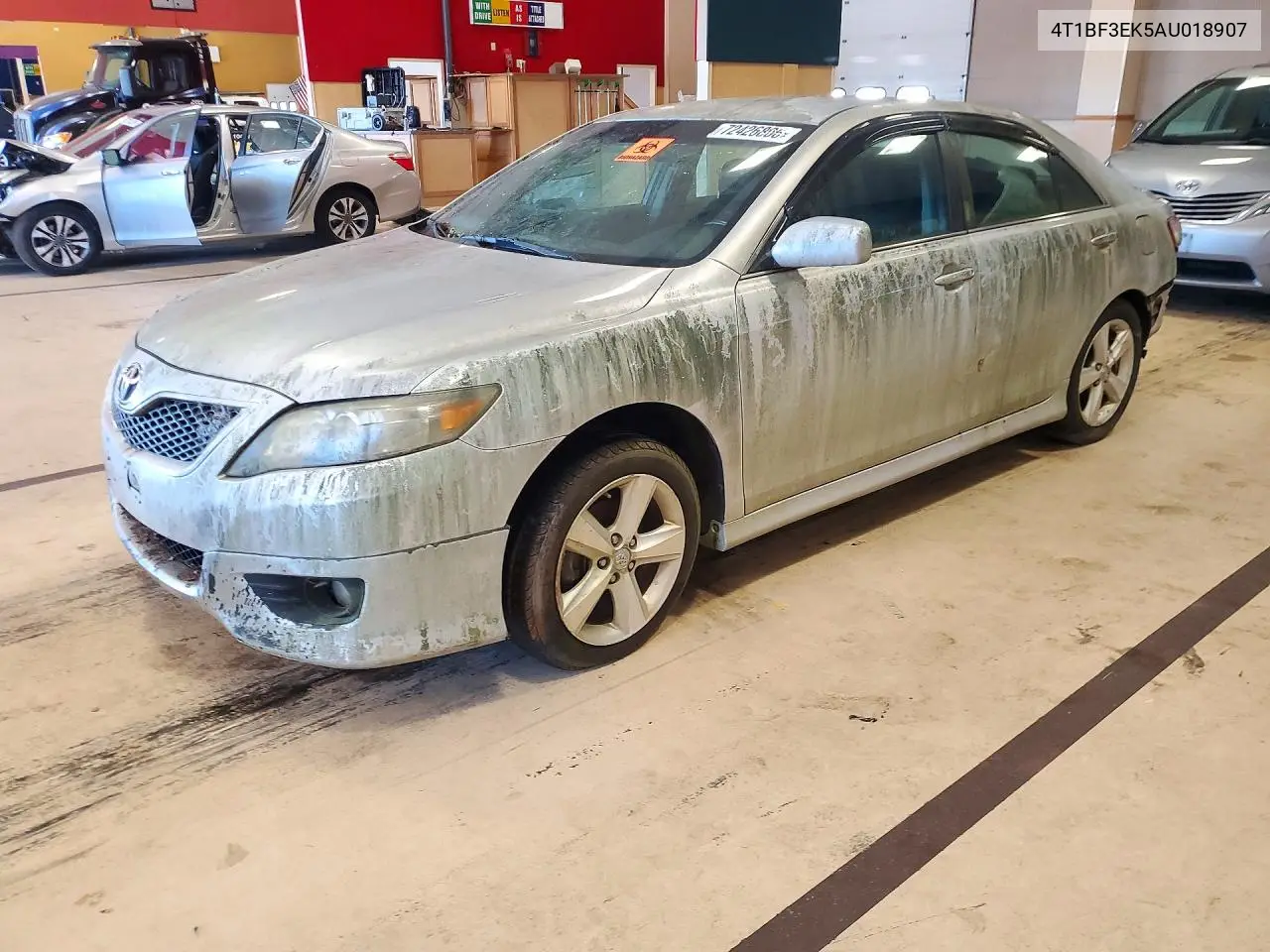 TOYOTA CAMRY 2010, VIN 4T1BF3EK5AU018907