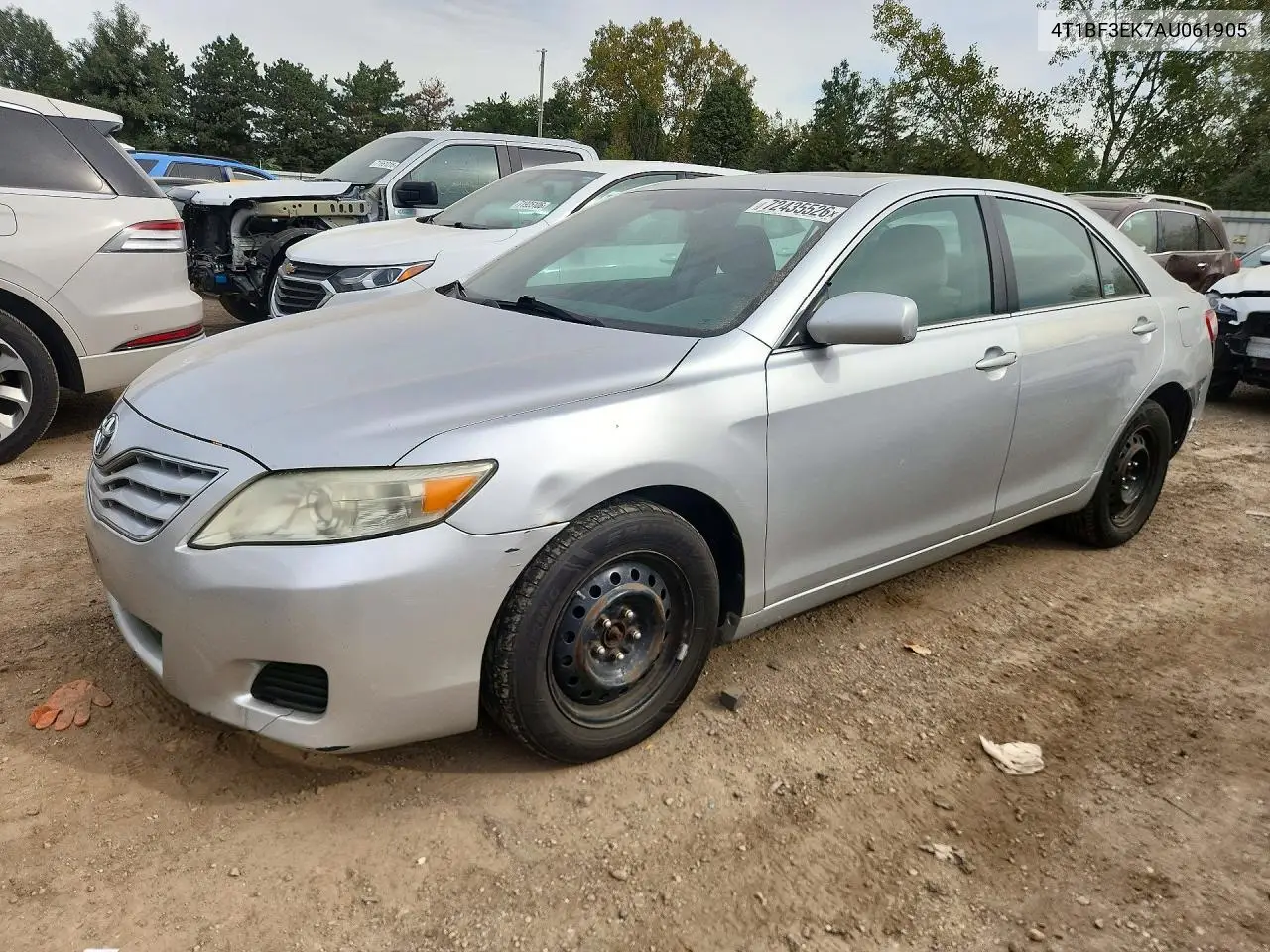 TOYOTA CAMRY 2010, VIN 4T1BF3EK7AU061905