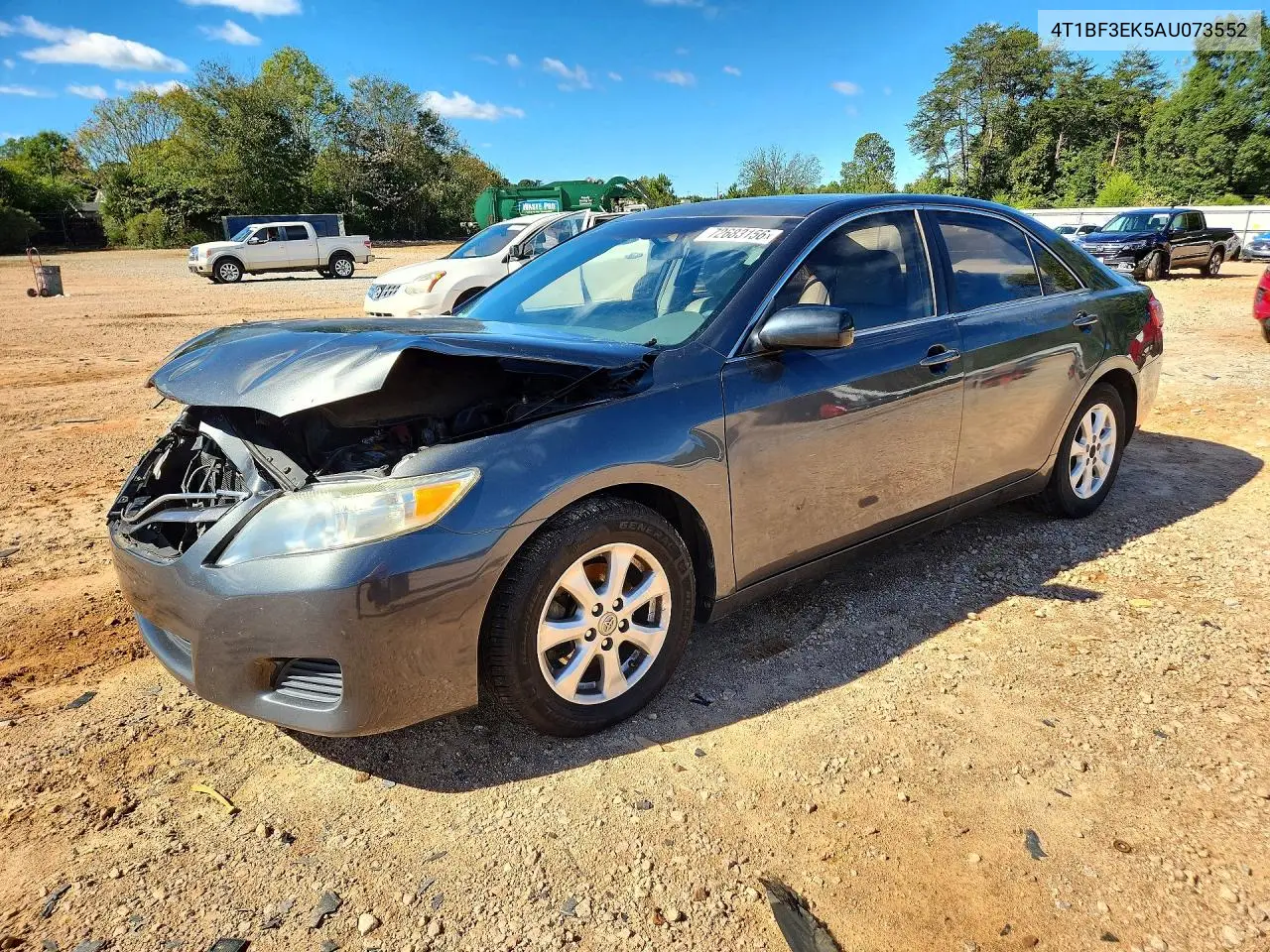 TOYOTA CAMRY 2010, VIN 4T1BF3EK5AU073552
