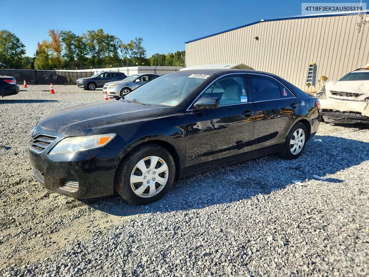 TOYOTA CAMRY 2010, VIN 4T1BF3EK2AU505319