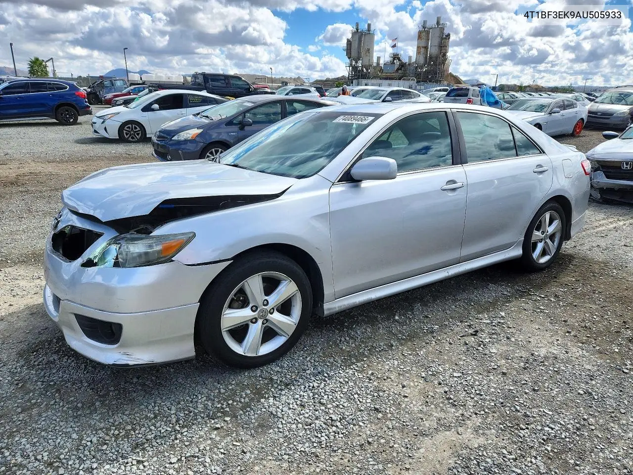 TOYOTA CAMRY 2010, VIN 4T1BF3EK9AU505933
