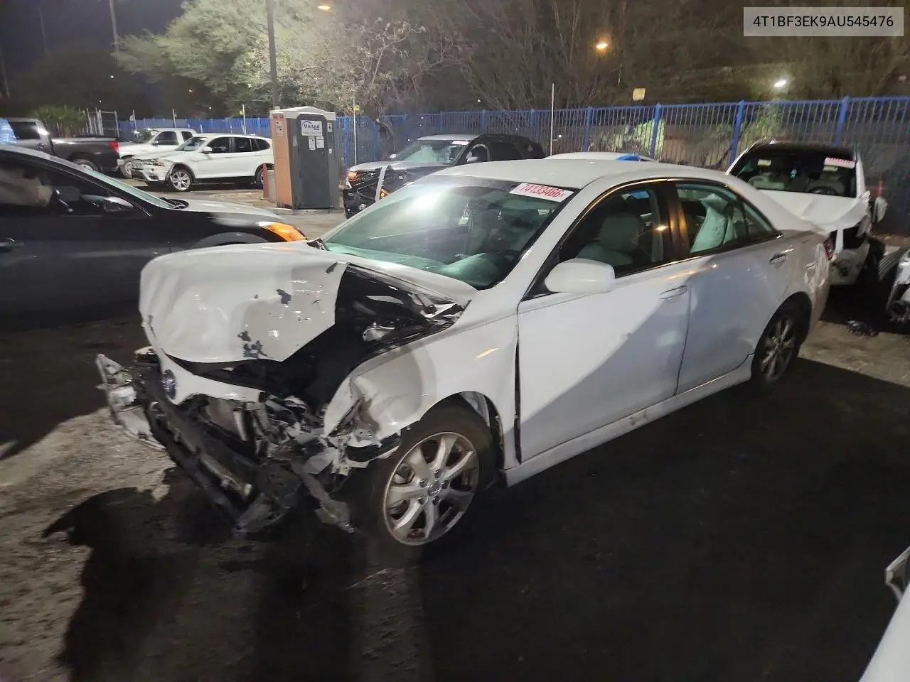 TOYOTA CAMRY 2010, VIN 4T1BF3EK9AU545476