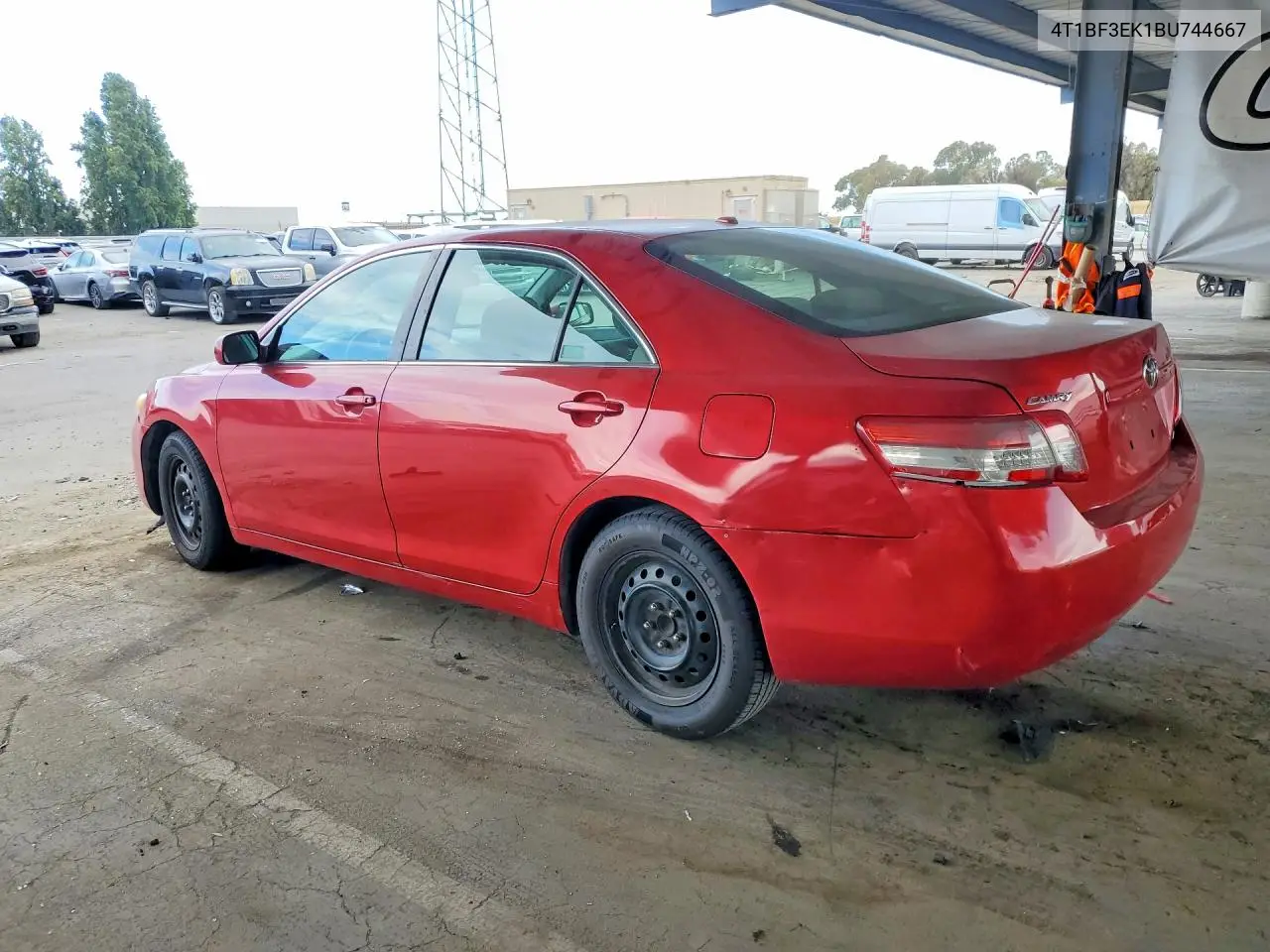 2011 TOYOTA CAMRY VIN 4T1BF3EK1BU744667 — фото 2