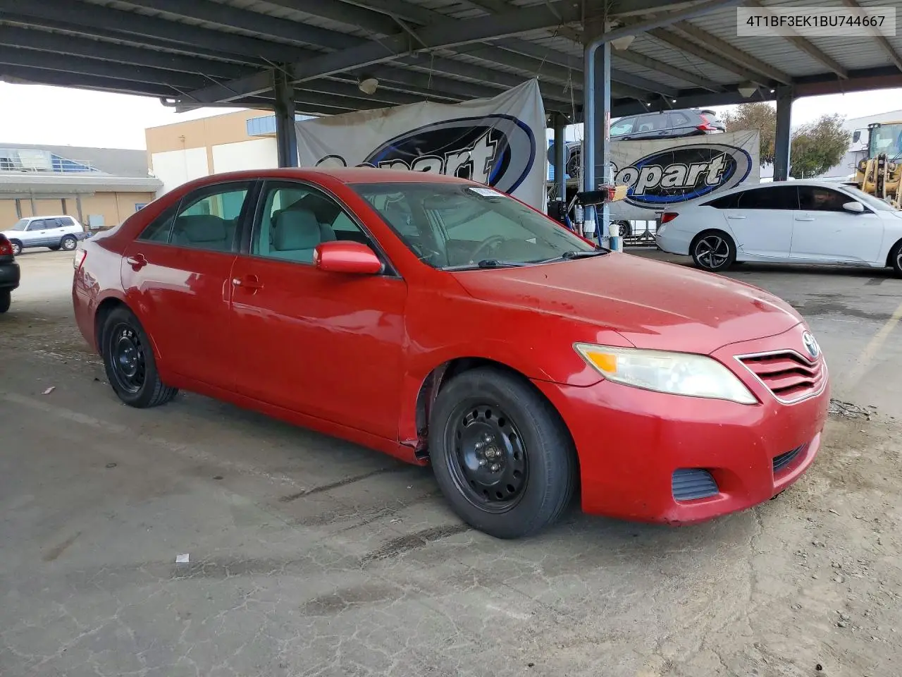 2011 TOYOTA CAMRY VIN 4T1BF3EK1BU744667 — фото 4