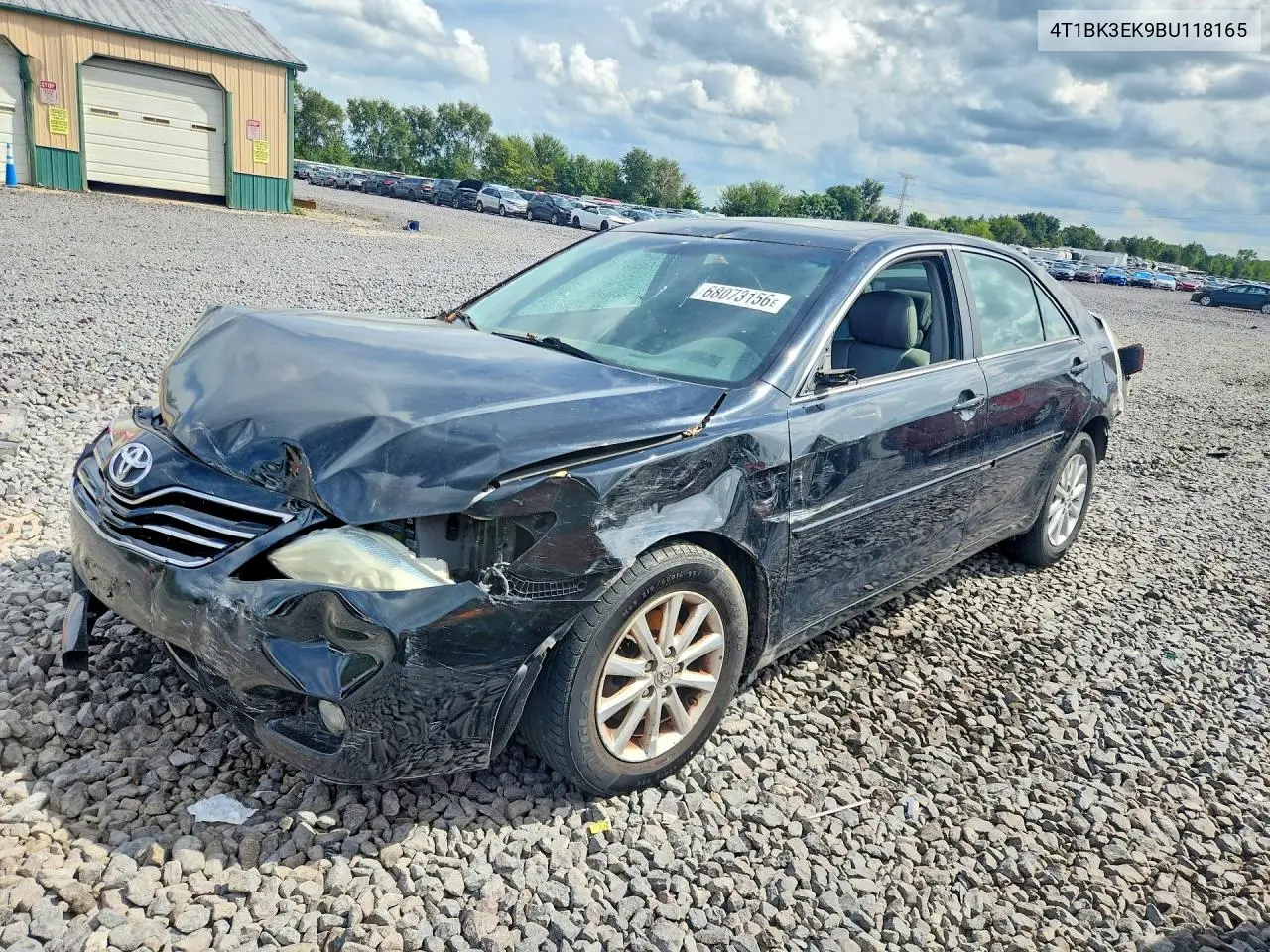 TOYOTA CAMRY 2011, VIN 4T1BK3EK9BU118165