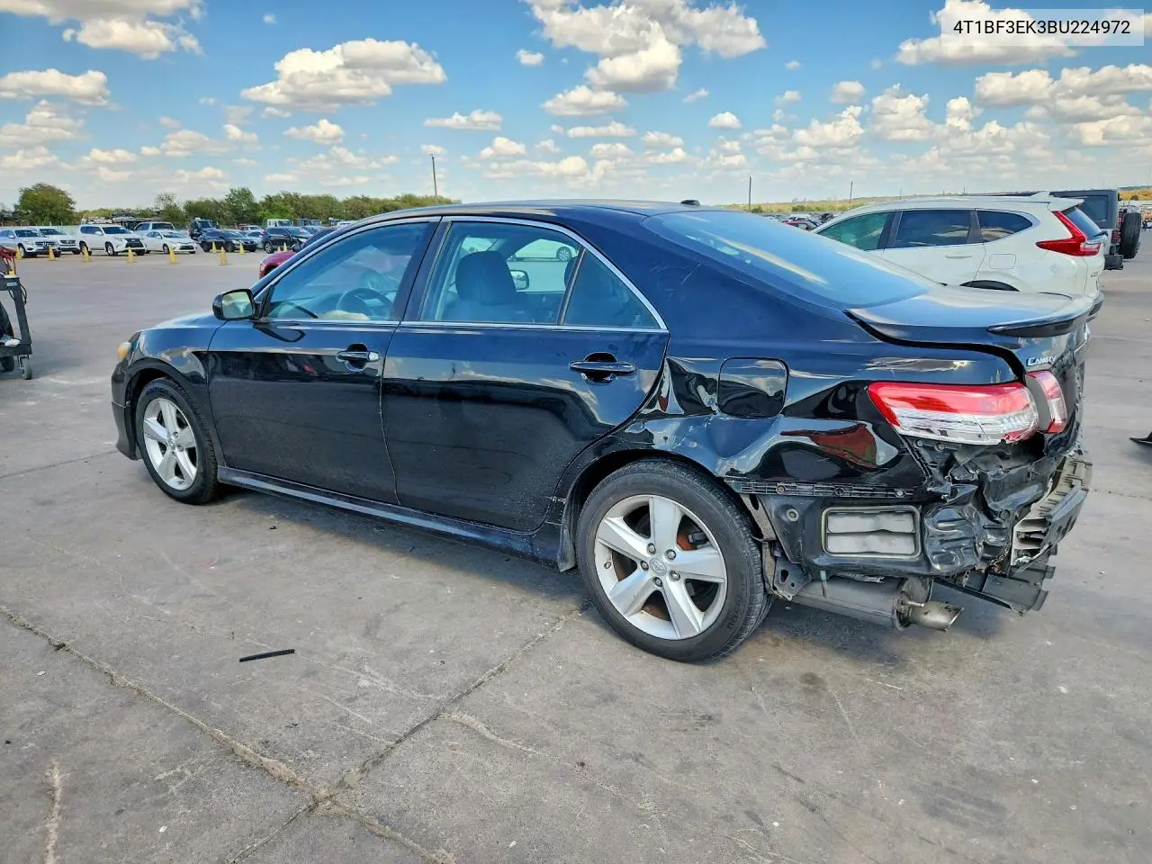 2011 TOYOTA CAMRY VIN 4T1BF3EK3BU224972 — фото 2