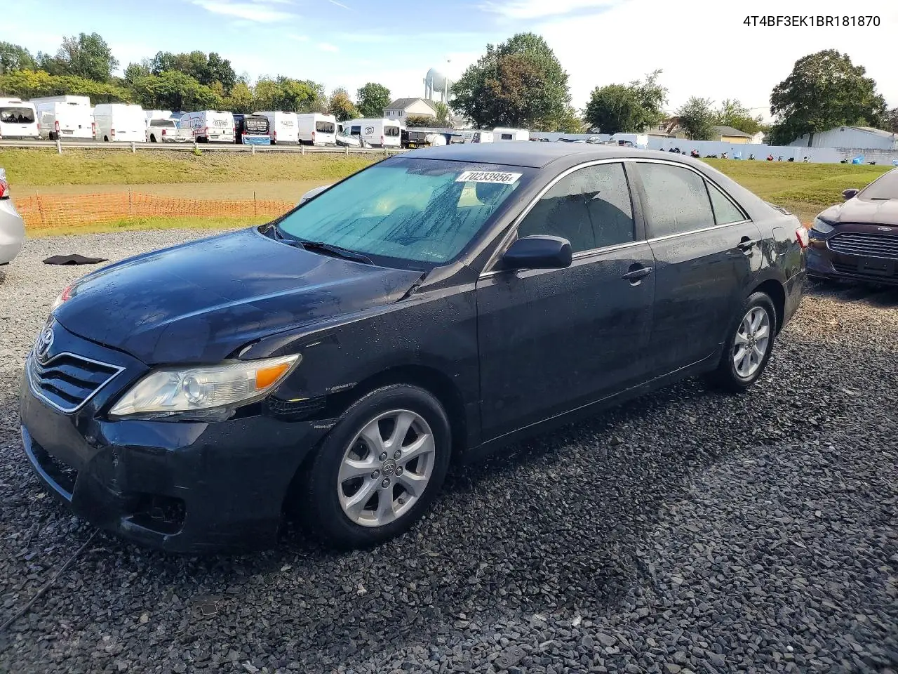 TOYOTA CAMRY 2011, VIN 4T4BF3EK1BR181870