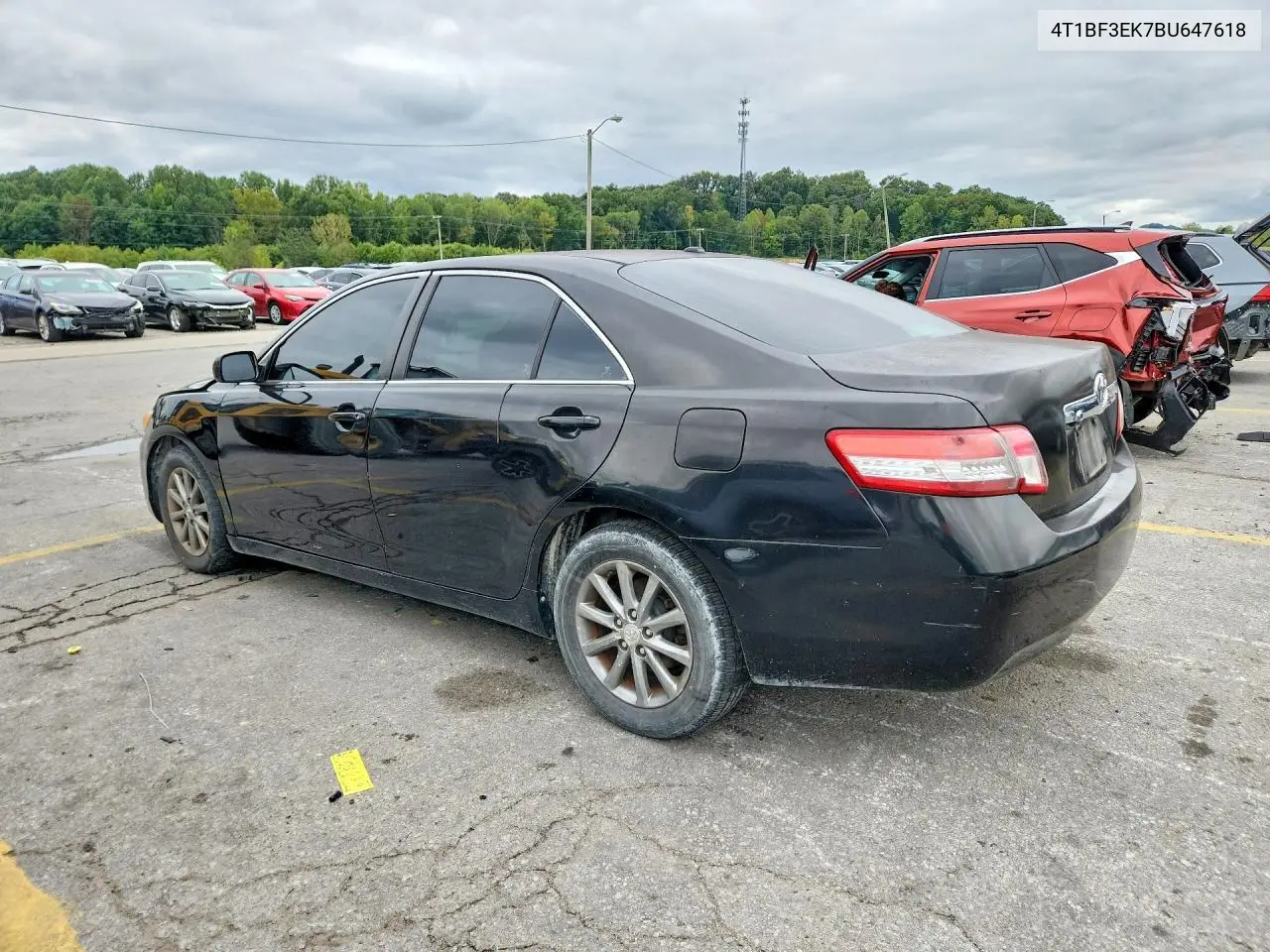 2011 TOYOTA CAMRY VIN 4T1BF3EK7BU647618 — фото 2